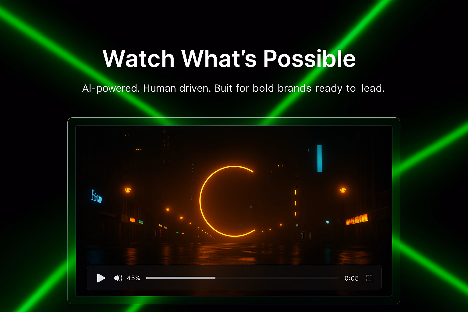 Watch What’s Possible